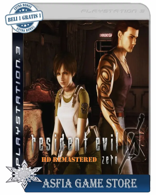 Resident Evil 0 Zero HD Remastered DVD Kaset Game PS3 PKG CFW HEN MULTIMAN PlayStation 0