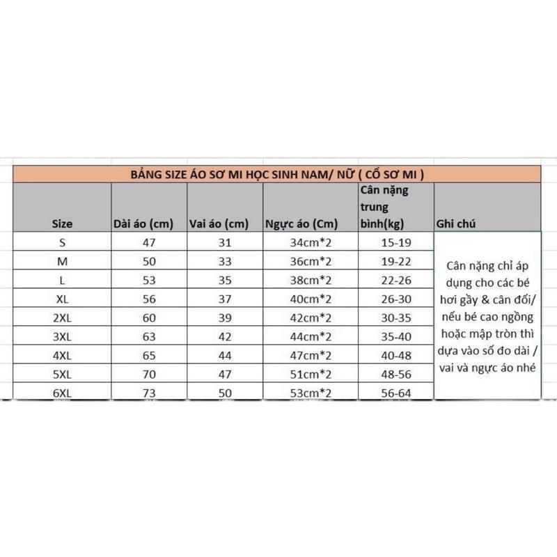(CỔ XANH) Áo sơ mi trắng đồng phục học sinh nam 16-70kg ( cấp 1,cấp 2,3) 1
