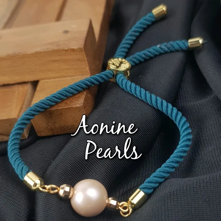 Gelang Tali 1 Mutiara Asli