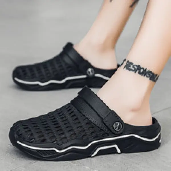 Stylish Sandal for Men Outdoor Indoor Soft Sole Sandals Clog for Women Comfortable Classic Unisex-adult Clogs Mules