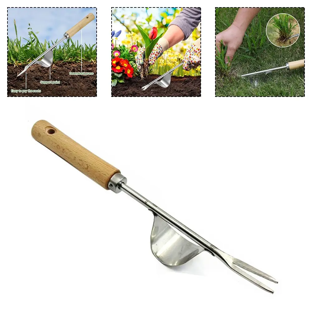 [In Stock] Plucking Grass Artifact Rake Shovel Gardening Tools Stainless Steel Plucking
