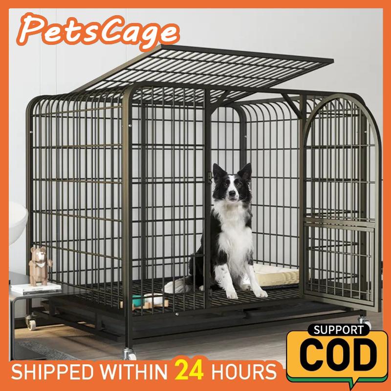 Lồng Cho Lớn Khung Sắt Bản To Rộng chuồng nuôi chó 2 Size 125cm*95*110cm PetsCage