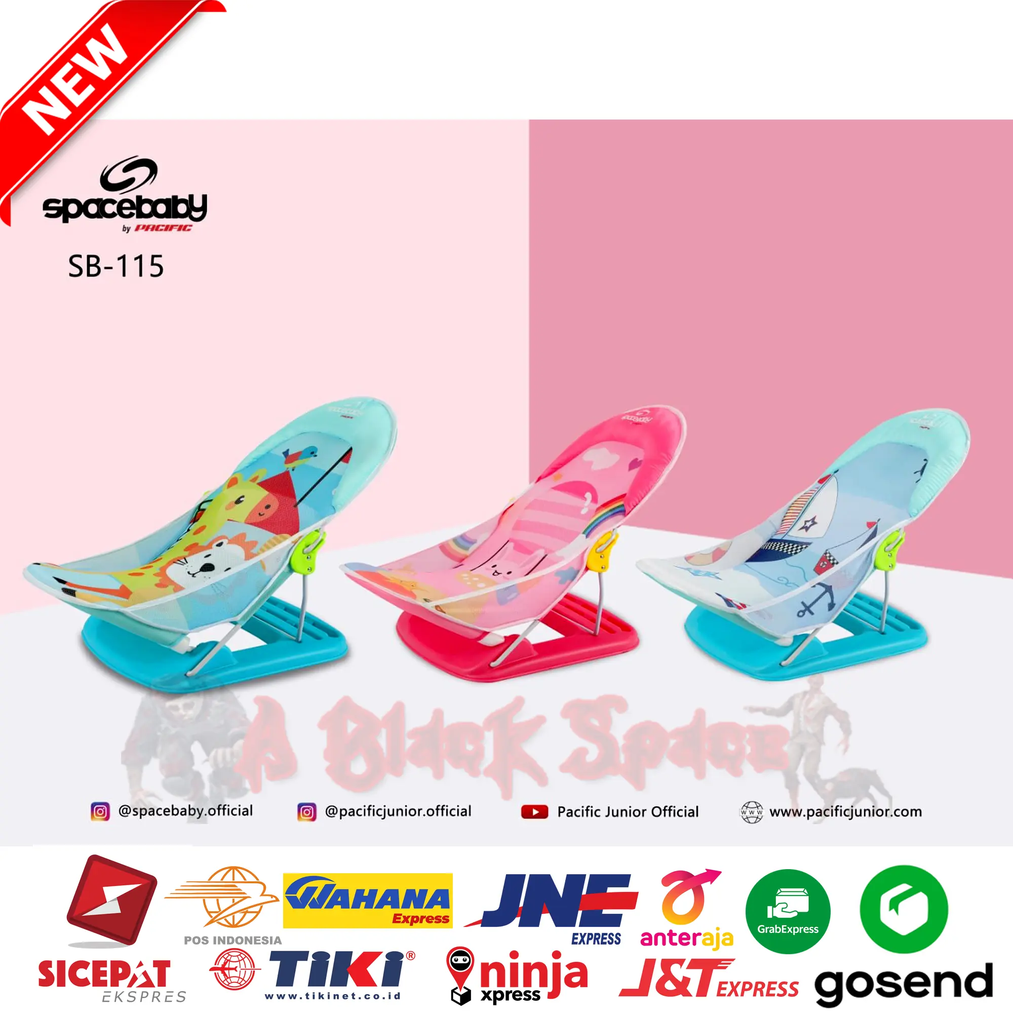 Baby Bather Kursi Mandi Bayi Tempat Duduk Mandi Bayi SPACE BABY SB-115