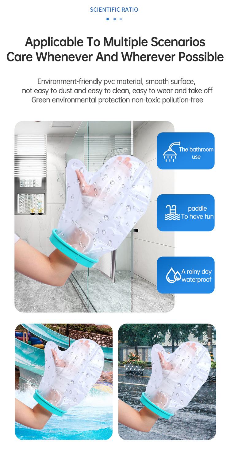 Product Introduction of Sarung Balut Lengan Kalis Air, NEENCA, 100% Kalis Air, Untuk Mandi dan Mandi, Saiz Dewasa, Boleh Digunakan Semula, Pelindung untuk Lengan Luka, Tangan, Pergelangan Tangan, Siku dan Jari 14