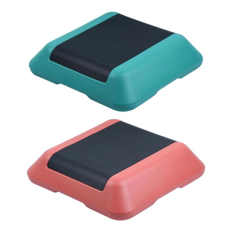 Bệ bước tập thể dục, Bề Mặt kết cấu, 15,7 inch, Chịu Lực 100 kg, Chống Trượt, Thiết Bị bước tập thể dục nhịp điệu, Ổn Định và Cầm Tay Thích hợp cho các bài tập thể dục Aerobic 0