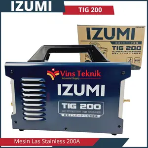 IZUMI TIG200 Mesin Las Stainless Argon Pulse 200A Inverter TIG 200
