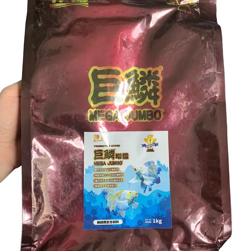 Cám cá vàng Mega Jumbo trọng lượng 1kg(500g) cám lexus yummy 0