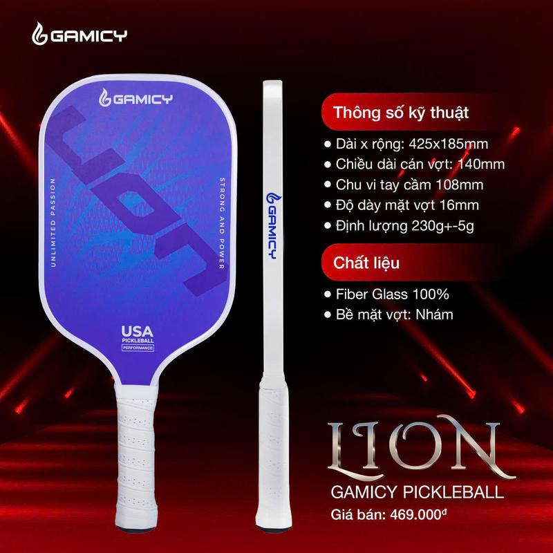 Vợt Pickerball Gamicy Lion - Thiết bị thể thao 1