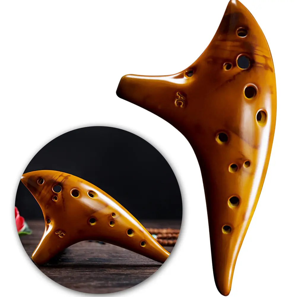 Ocarina Chuyên Nghiệp, 12 Lỗ, Giọng Giọng Thoại Ổn Định, Âm Cao C, Âm Tone, Lửa Khói, Ocarinas