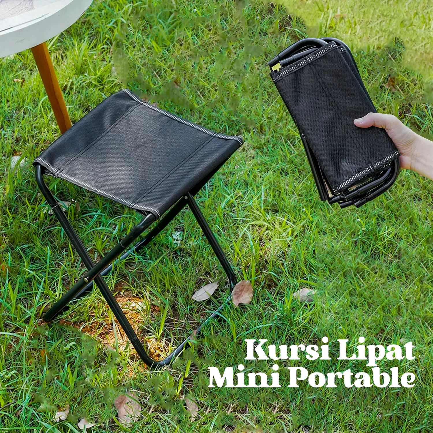 Kursi Lipat Mini Portable Camping Mancing Multi Fungsi BEST ART Outdoor
