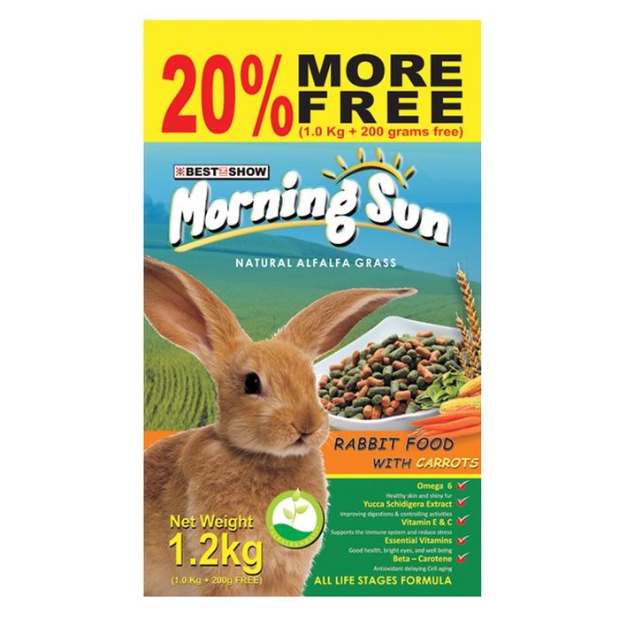 Gambar Morning Sun Rabbit with Carrot 1.2kg - Makanan Kelinci 1.2kg - Warna dari bestinshow.id Kota Administrasi Jakarta Utara Tokopedia