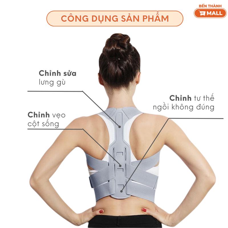 Đai chống Gù lưng SP30 [ Yesme ] phiên bản cao cấp [Có thanh trợ lưng] 5