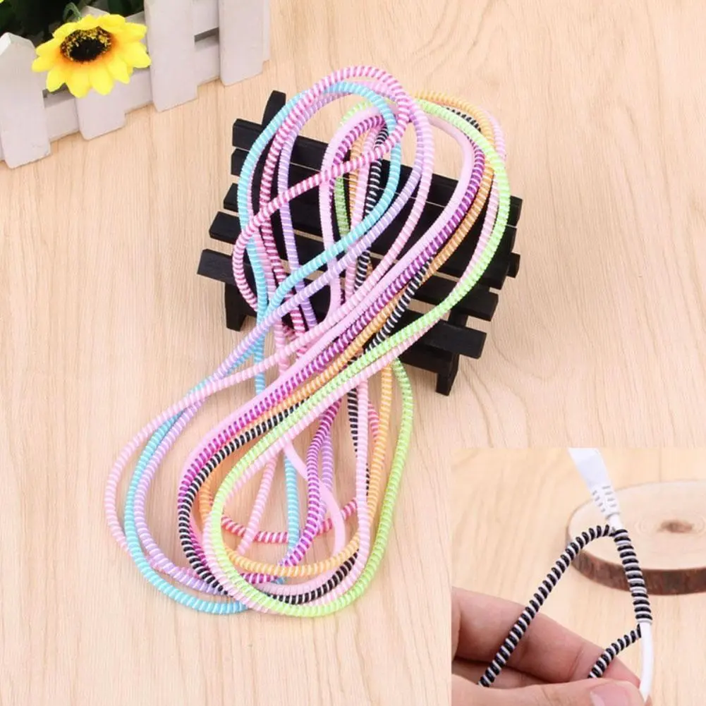 Korean Version Of The New Apple Android Phone Headphone Rope Rope Cable 50CM Protection V6T3