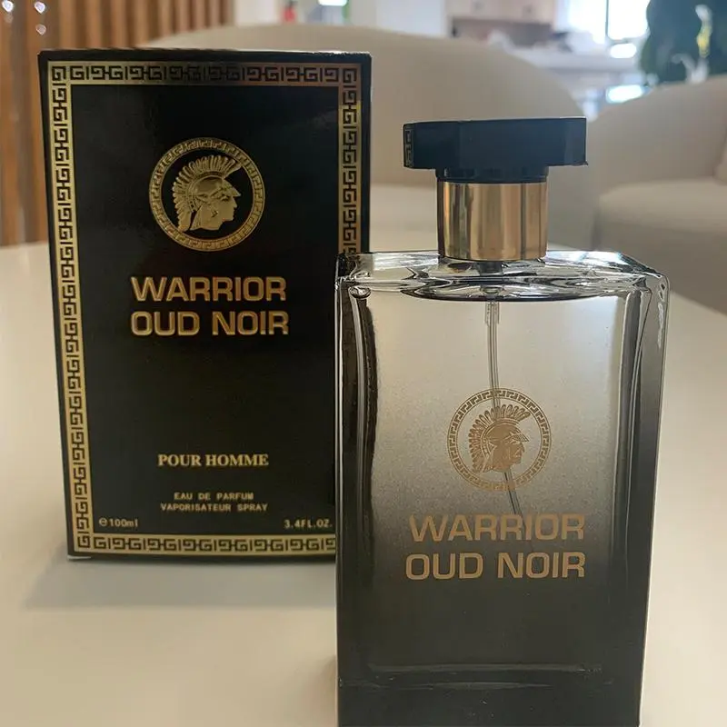 100ml Men's Warrior Oud Noir Perfume, Refreshing Combination Of Woody Floral & Fruity Scents, Perfume for Men, Daily Use for Dating, Party, Travel 2
