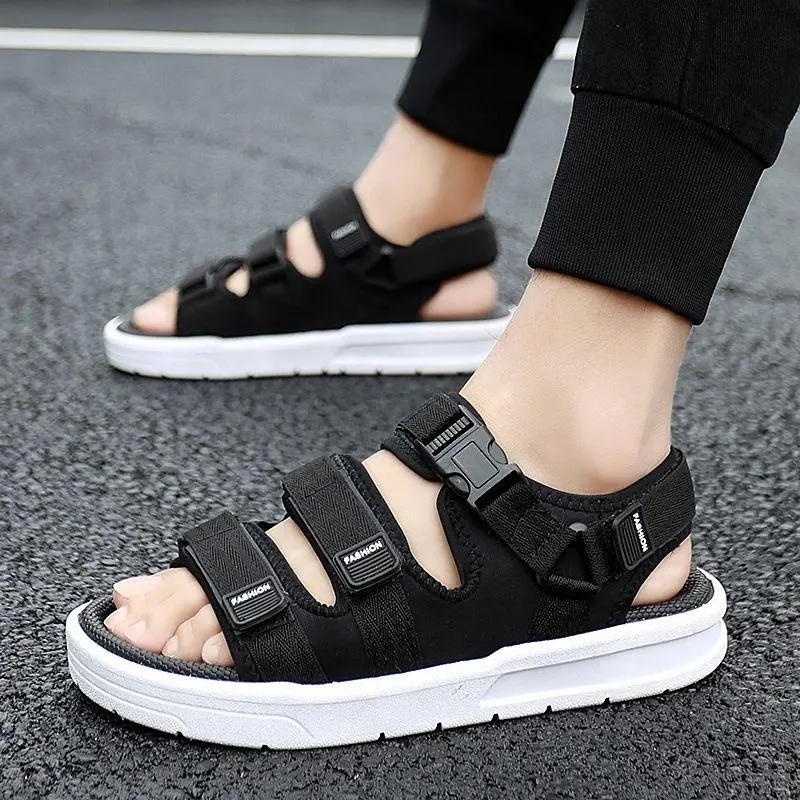 Giày Sandal Nam Nữ Đê Cao - dép quai hậu nam nữ học sinh quai ngang New 2020 Unisex Đế Bằng