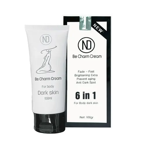 Kem dưỡng 6in1 ND Be Charm Cream Dark Skin 100gr, Kem đa năng hỗ trợ giảm sạm thâm cho cơ thể Kem Body Làm Đẹp Da