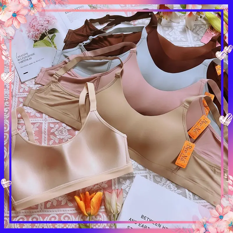 [A36] Áo lót anny thái lan BIGSIZE bra định hình bản to mút mỏng không gọng Nữ Top Nâu
