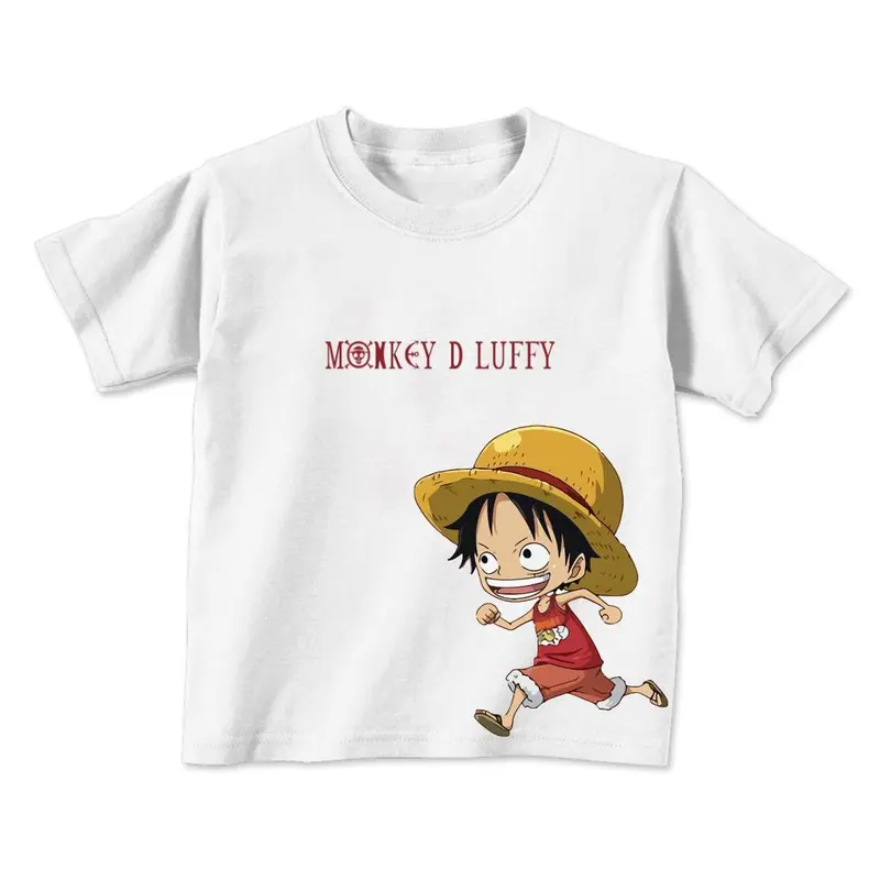 Baju Kaos Anak Mugiwara Kru Child Pirates Topi Jerami Lengan Pendek Combed 30s Kulakula 2