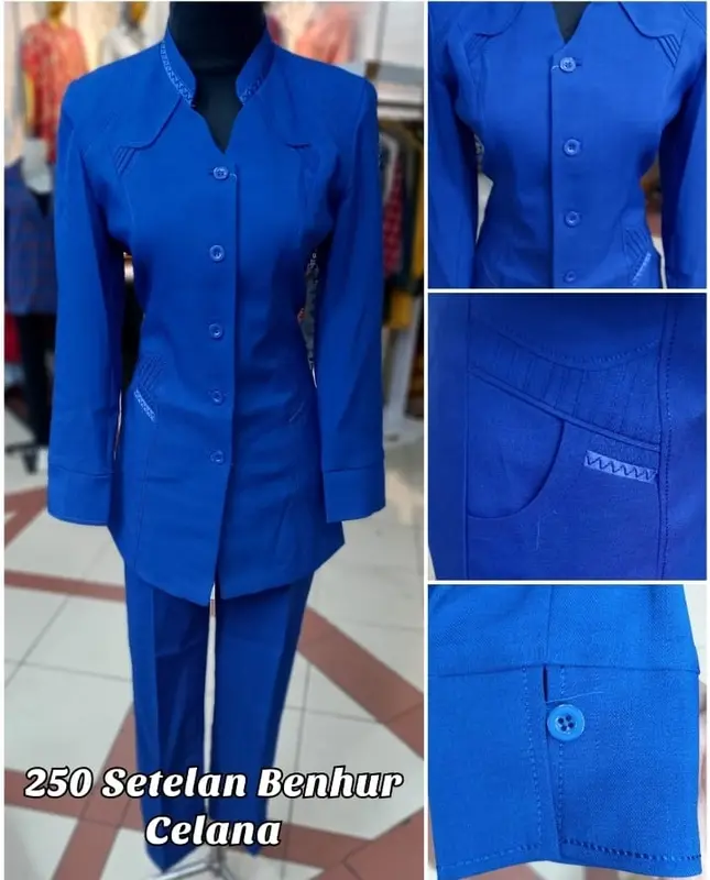 Setelan Blazer Benhur Rok atau Celana-Blazer Azkia-Seragam Kerja 3