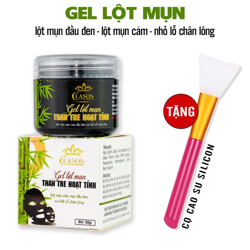  Gel lột mụn Clason lột mụn đầu đen và mụn cám hương than tre hoạt tính 