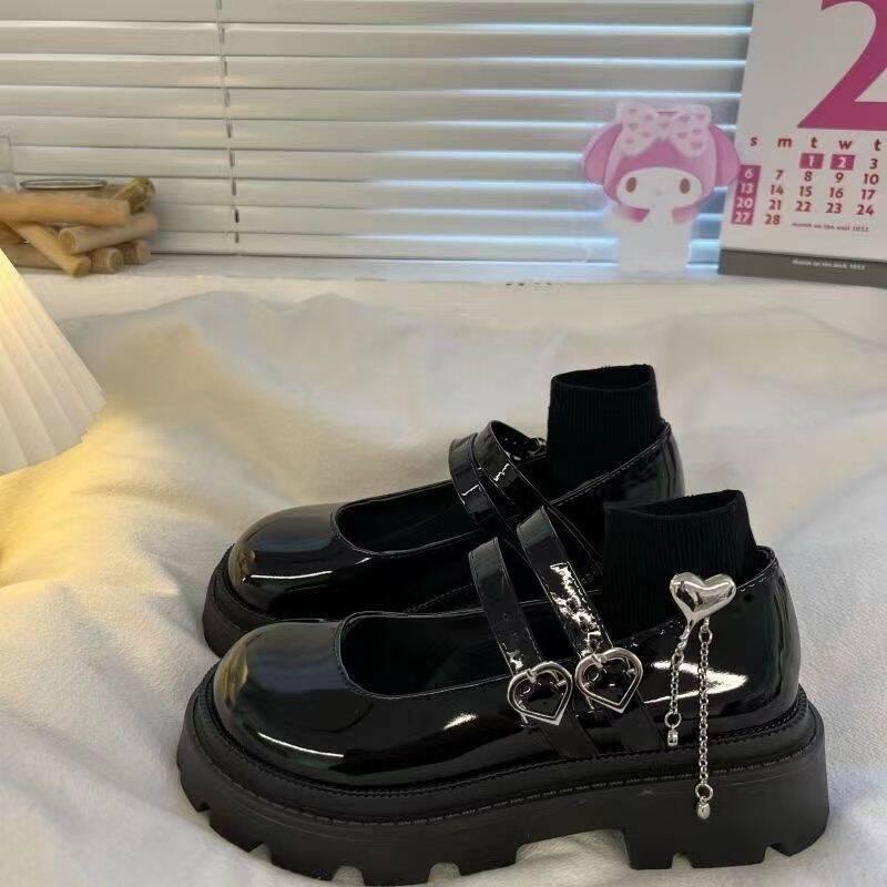 Product Introduction of Giày da nhỏ cho phụ nữ mùa xuân và mùa thu Mary Jane cỡ nhỏ 31, size nhỏ 32, 33, 34, giày đế xốp ngắn cho học sinh 4