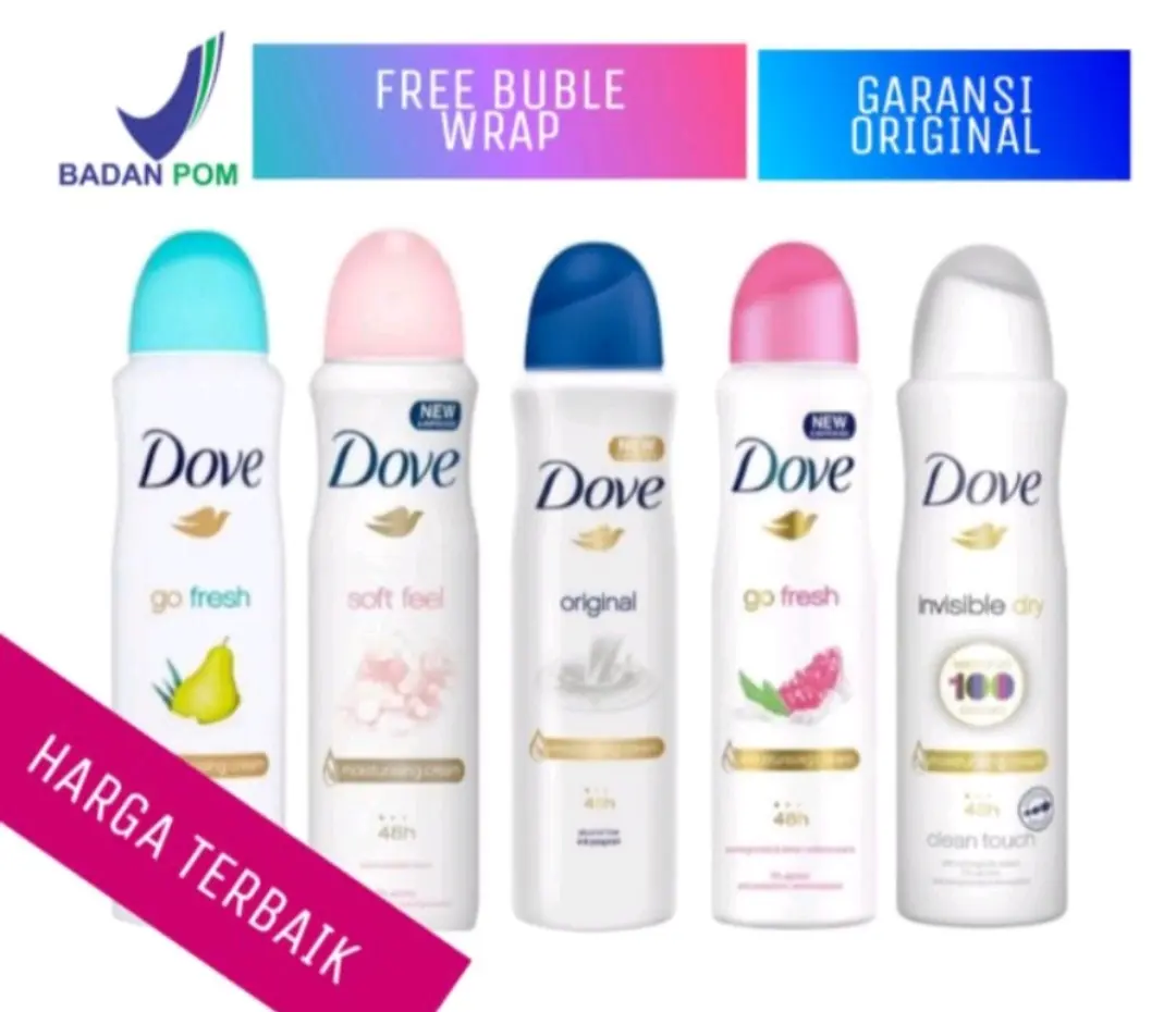 DOVE Deodorant Body Spray | Invisible Dry | Powder Soft | Original | Go Fresh | Soft Feel | 150 ml