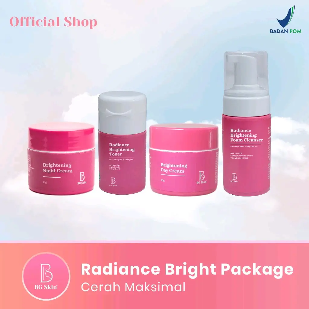 Paket Radiance Bright Bg Skin / Paket Whitening