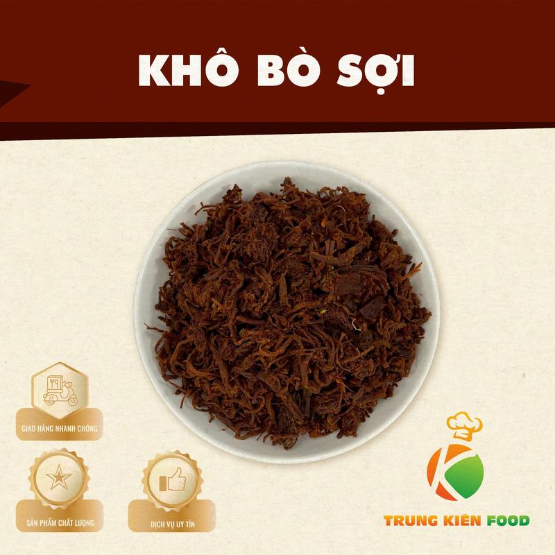 COMBO 1 HỘP KHÔ BÒ SỢI 250g/hộp - [TẶNG 01 KHÔ BÒ SỢI 250g] - Thơm ngon đậm vị - Snack Food Đồ ăn vặt Vietnam Thức Ăn 1