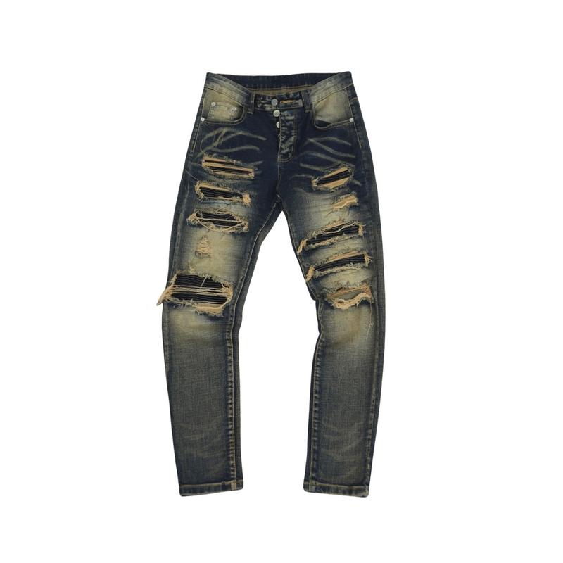 Quần jean nam AM6602,màu vintage,phom slimfit 3
