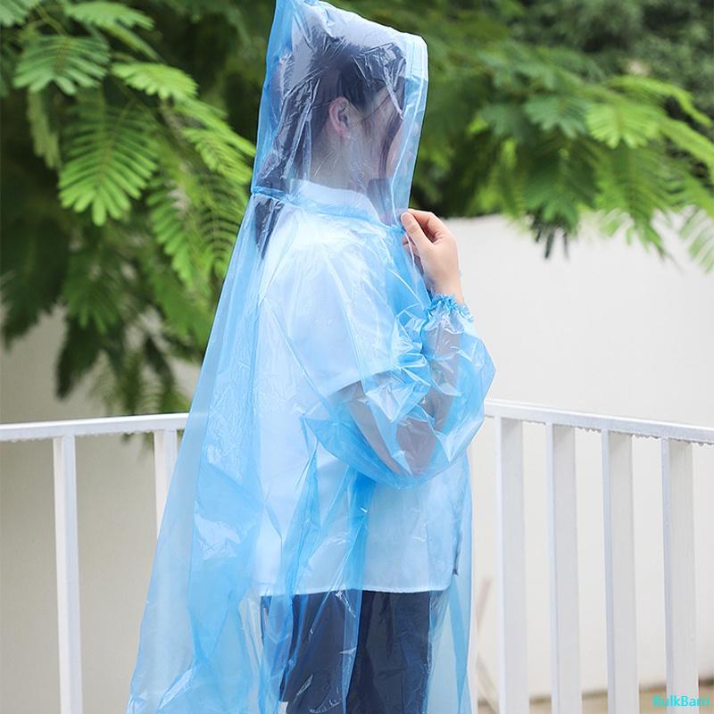 Product Introduction of BulkBarn เสื้อกันฝน ชุดกันฝน ชุดกันฝนกันน้ำ มีหมวก เสื้อกันฝนผู้ใหญ่ PE คุณภาพดี เด็ก/ผู้ใหญ่ พกพาสะดวก โค้ทตัวบางเนื้อหนาเหนียว 14
