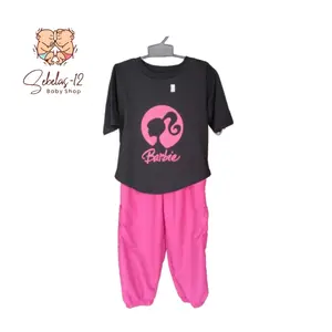 SETELAN PENDEK PANJANG BARBIE ANAK PEREMPUAN