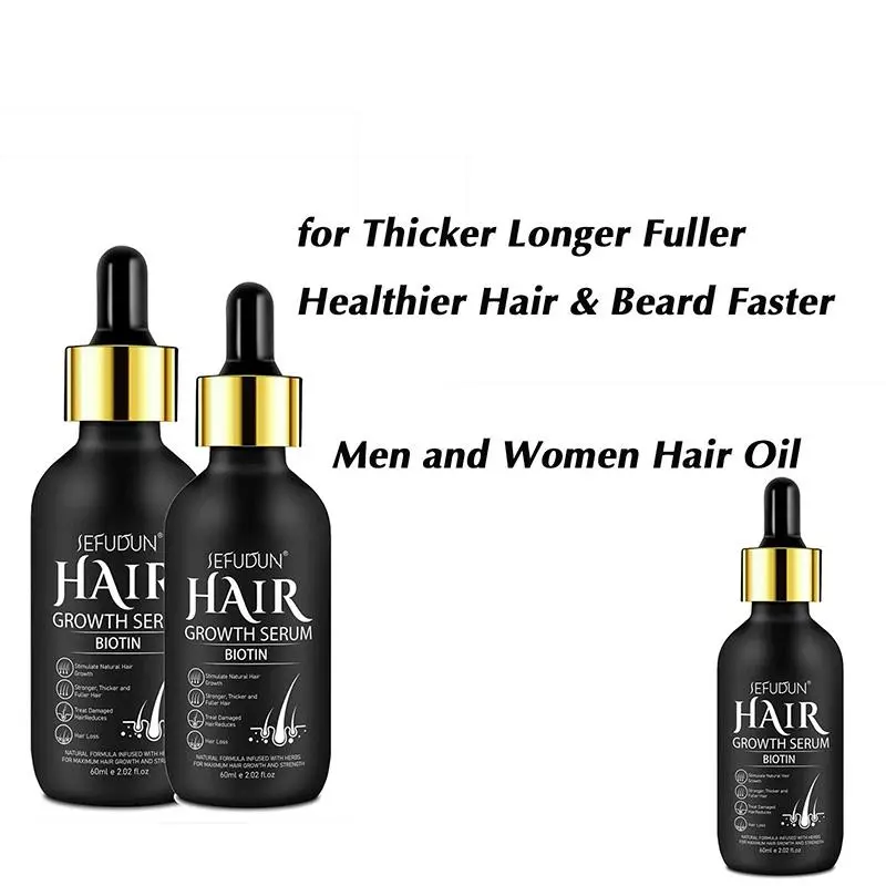 Serum with Micro Needle Roller, 1 Box Hair Thickening & Lengthening Serum, Men and Women Hair Care Product 6