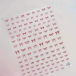 Sticker 5D Lụa Nổi Hình 300 Nơ Đỏ Đính Đá Khảm Đá TL054 Trang Trí Móng Tay Chân Làm Nail Siêu Tiện Lợi Dịp Lễ Tết Women Nữ