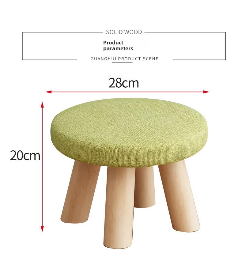 Product Introduction of Cute Wooden Child Sofa Stool Cartoon Fashion Creative Small Stool 10