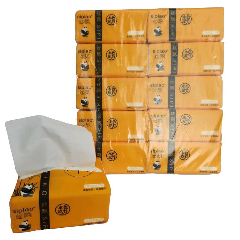 [Sỉ 30 gói]giấy rút gấu trúc Sipao trắng hàng loại 1 Giấy Ăn Khăn Giấy Giấy Vệ Sinh nén