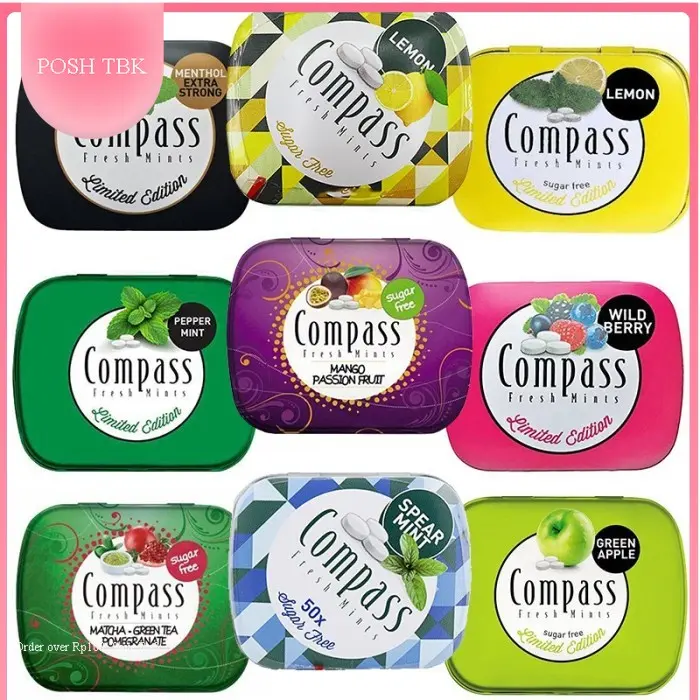ps Compass Fresh Mints 14gr (Kaleng) - peach - Shop | Tokopedia