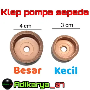 Klep Kulit Pompa Sepeda Tabung Klep Pompa Angin Bahan Kulit Ukuran 3 cm dan 4 cm