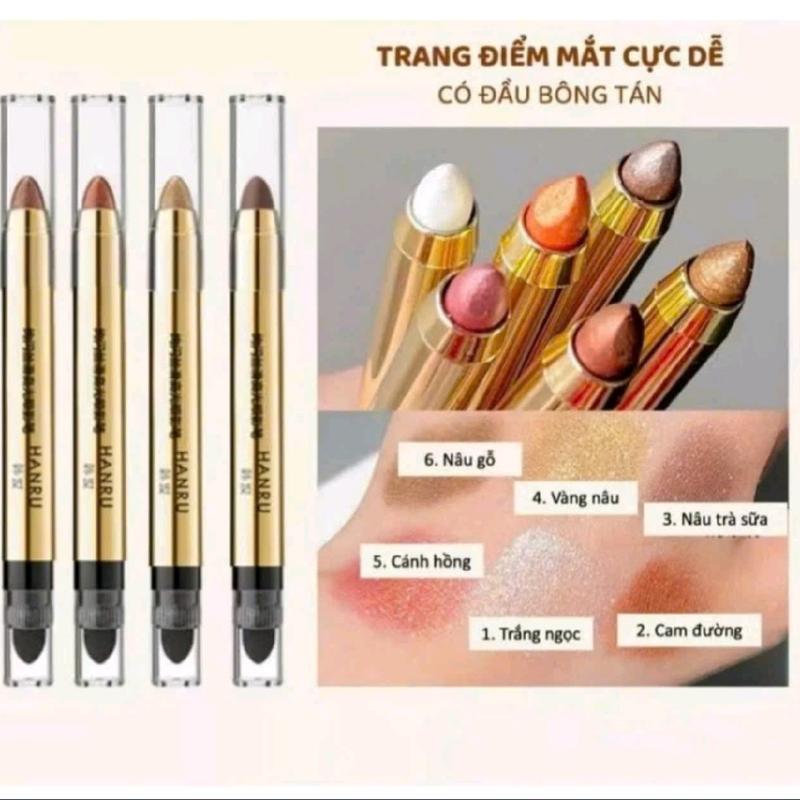 combo 5 cây bút phấn mắt 5 màu Trang Điểm Bảng Phấn Mắt Nhũ Mắt Đánh Mắt lấp lánh