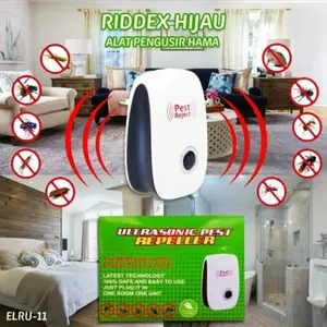 Ultrasonic Pest Reject New Riddex Alat Pengusir Tikus Nyamuk Serangga Listrik