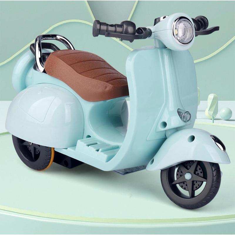 [Size:4.9x7.5x3.7in]MotorcycleToy Palm-Sized Electric Bike Q6S9 rotates 360 degrees. Noise and light Cannot be ridden 2