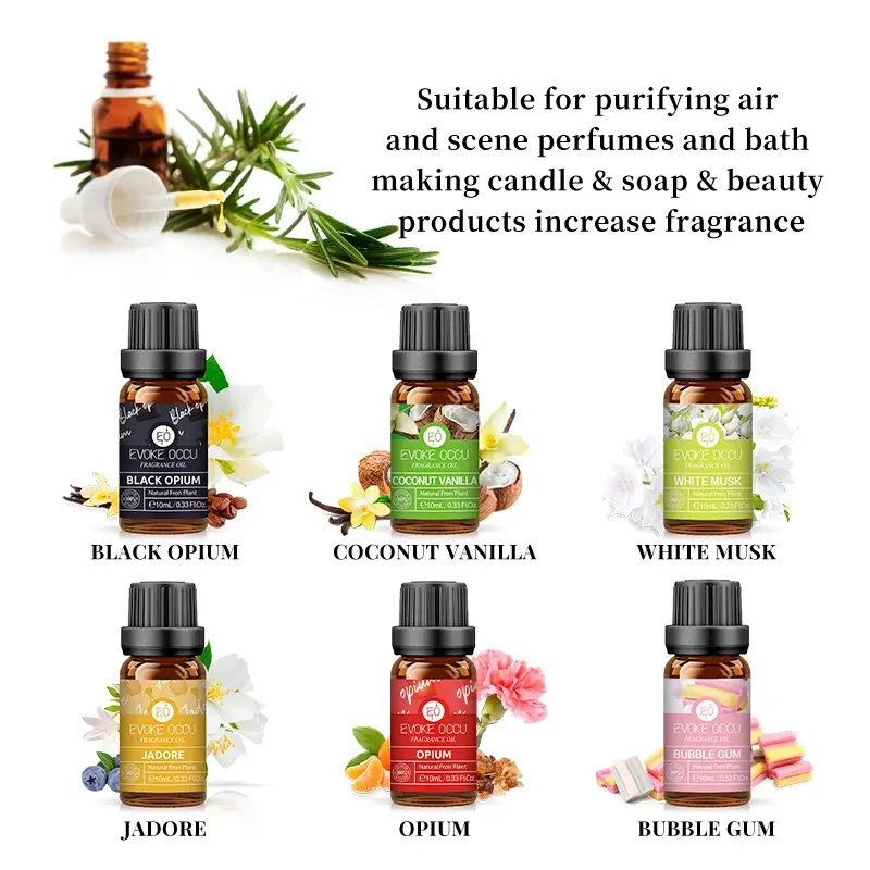 EVOKE OCCU - Black Opium [10ml] Fragrance Oil Aromatherapy Pengharum Ruangan Natural Fresh Aroma Diffuser 1
