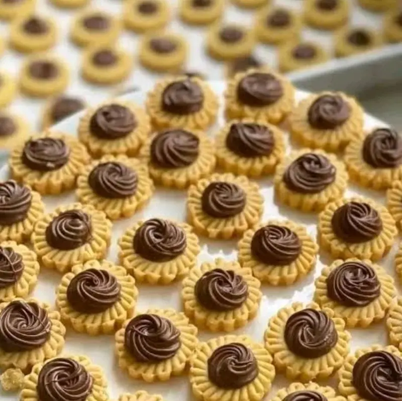 Nutella cookies | kue lebaran | cemilan Butter Food Snacks Kering