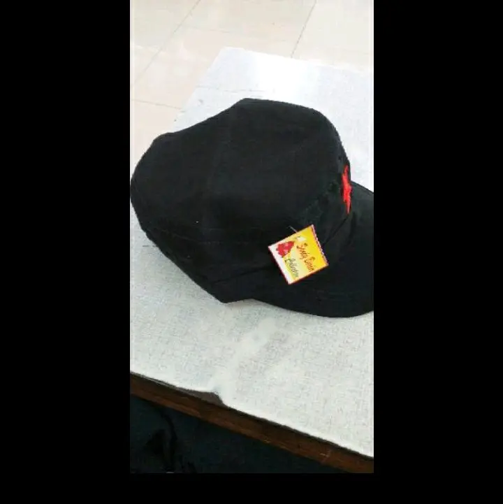 topi komando bordir bintang Topi Bisbol Kapas Blue 1