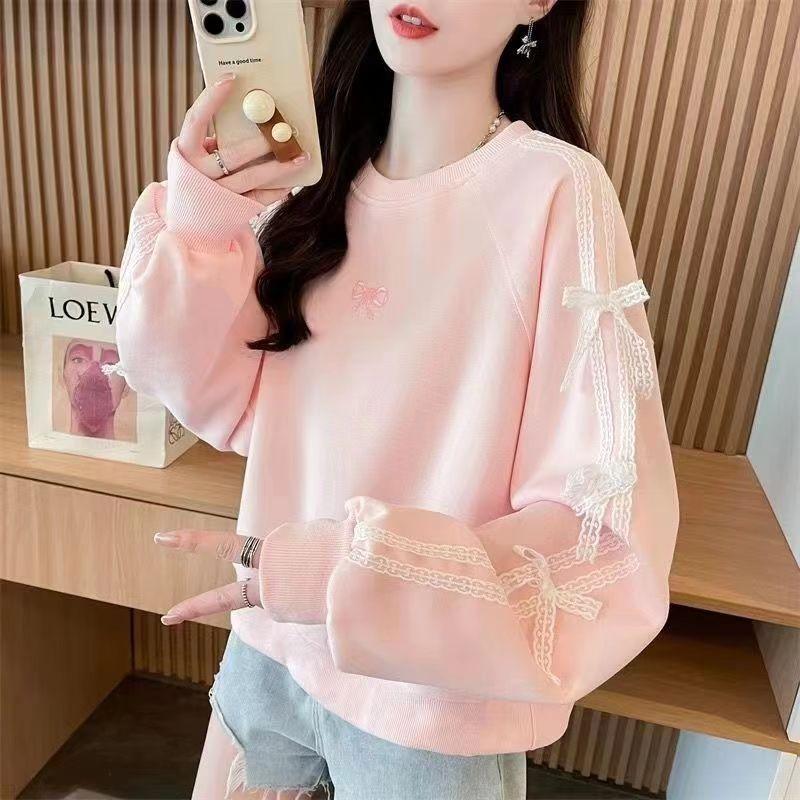 Product Introduction of Áo Len Thêu, Thiết Kế Đẹp, Thắt Nơ Thêu, Phong Cách Hàn Quốc, Quần Áo Hàng Đầu, Hàng Mới Về Mùa Thu 3
