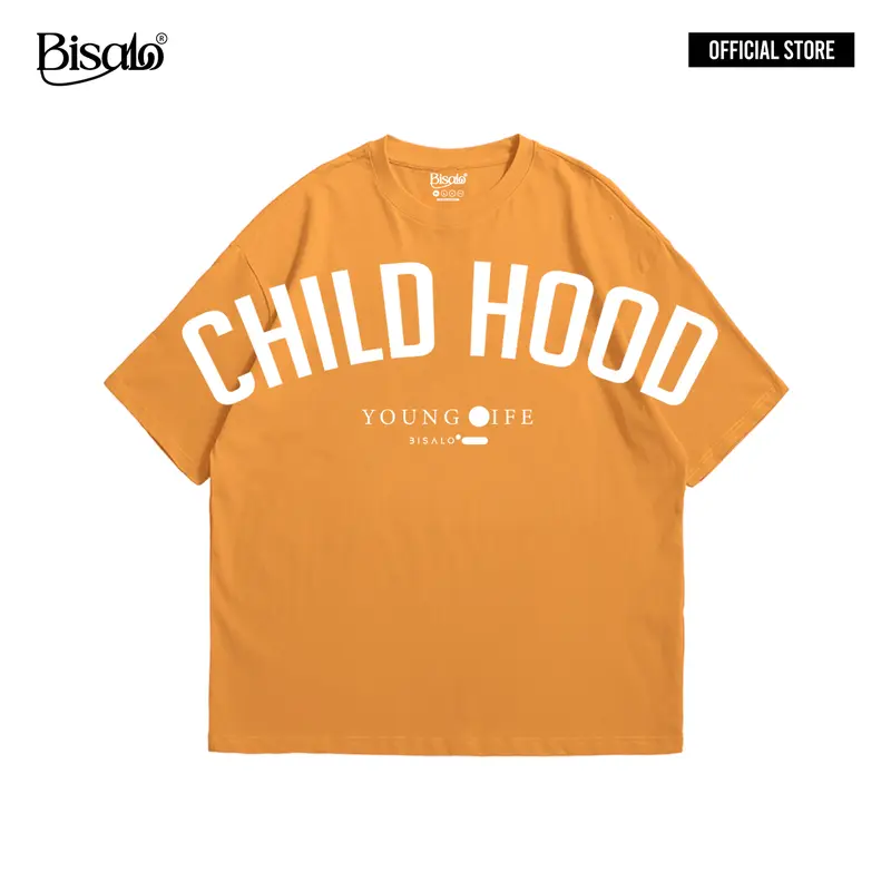 Baju Kaos Pria Wanita lengan pendek motif "CHILD HOOD" Digital Printal Kaos Distro Combed Atasan - pakaian wanita - pakaian pria - baju wanita - baju pria - atasan wanita pria - kaos overside - kaos katun - printing soft Oversize Casual Polos bajudistro 6