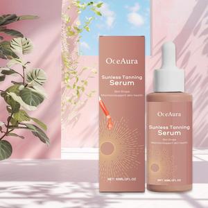 Sunless Tanning Serum, Moisturizing Tanning Serum for Summer Beach, Hydrating Body Care Product for Women & Men Daily Use, Skin Care Products,  Moisturizer, Moisture, Hydrate