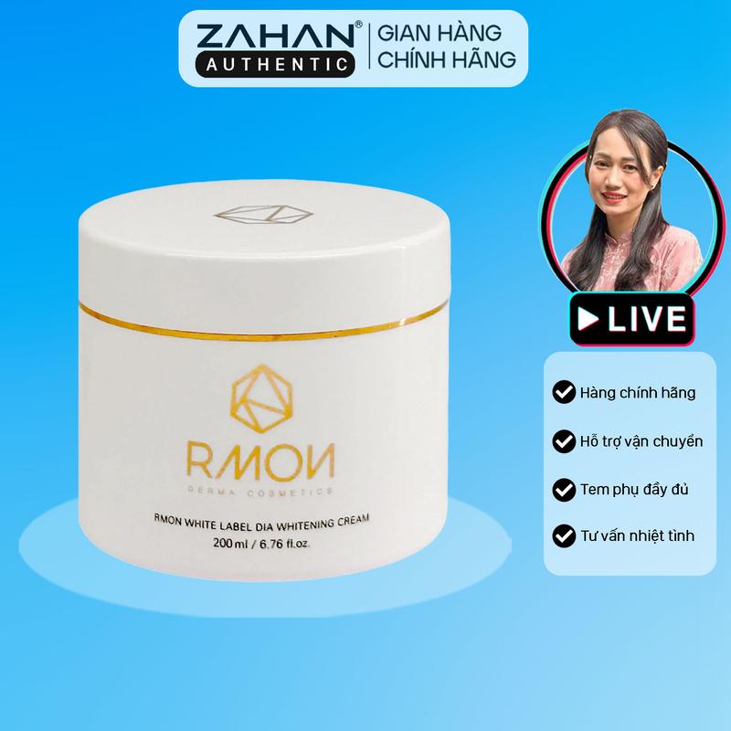 Kem dưỡng trắng body Rmon White Label Dia Whitening Cream 200ml