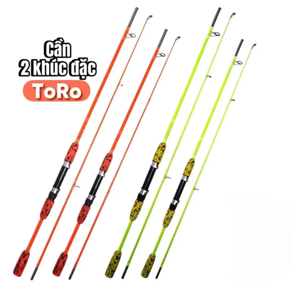 Cần Câu Máy Đứng 2 khúc Đặc  Siêu Khỏe Fishing Bắt Cá dragon toro ball