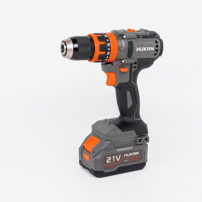 Máy Khoan Pin HUKAN HM21-G1-I20 Động Cơ Không Chổi Than, Lực Siết 90N.m - 3 Chức năng + Hộp Đựng Sản Phẩm 5