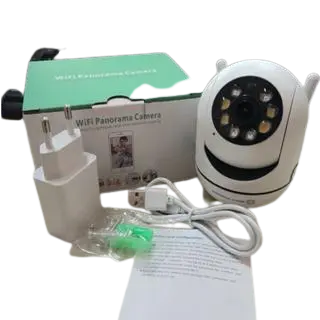 E27 - 3 CCTV Wireless Smart Camera // CCTV Lampu 360' Wireless IP Camera Ponsel Putih